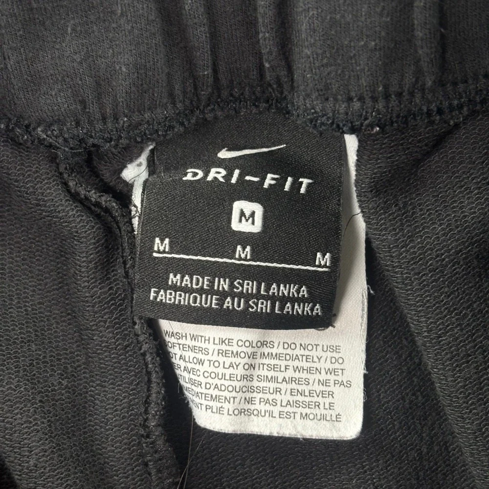 Nike Dri-Fit Yoga Pants M Black Straight Leg Elastic Waist Mens CQ0053-010